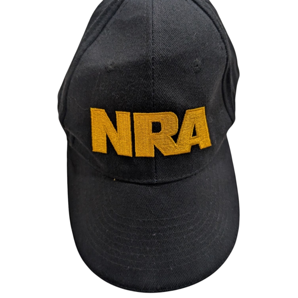 Black Cap with Gold Embroidery